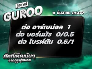 ทีเด็ดบอล ทีเด็ดบอลสเต็ป3 วันที่ 8 ธันวาคม พ.ศ. 2567